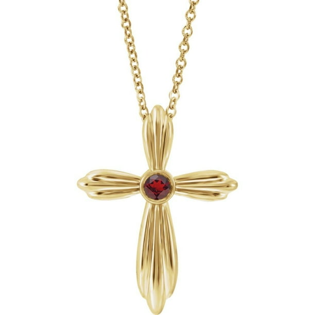 10K Yellow Gold Hollow Crucifix Pendant from Roy Rose Jewelry 10K Yellow Gold Hollow Crucifix Pendant from Roy Rose Jewelry